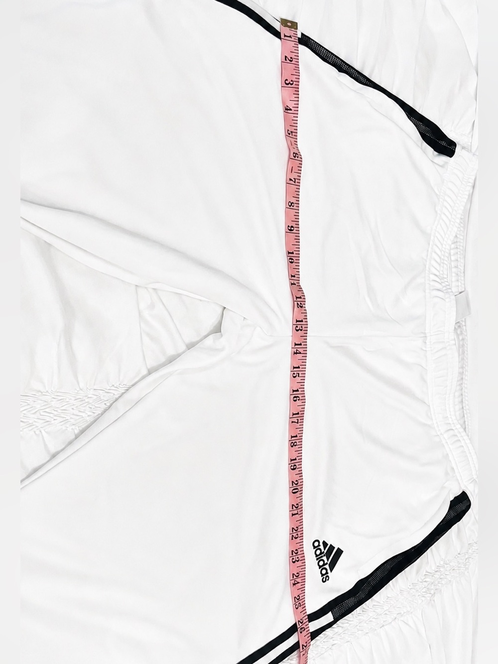 adidas White Track Joggers with Black Side Stripes - Picture 3 of 4
